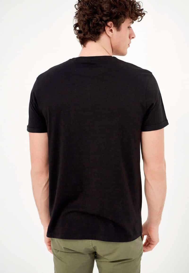 T-Shirt με τσέπη στο στήθος FBM005-011-04_BLACK_4