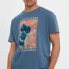 T-Shirt με τύπωμα FBM005-376-04_DUSTY_BLUE_1