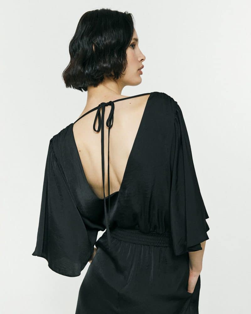 Ολόσωμη φόρμα νυσχτερίδα black back details