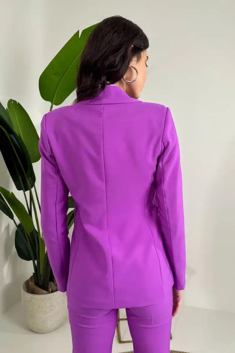 Σακάκι με πέτο purple back