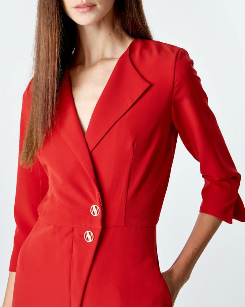 Ολόσωμη φόρμα κρουαζέ red details